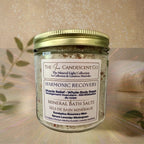 The InnerCandescent Co Mineral Light Collection gift set with two mineral bath soaks and harmonic recovery products.