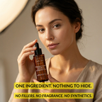 Canadian Grace Wellness Mediterranean Squalane Oil bottle, pre-makeup ritual oil for smooth, hydrated skin.