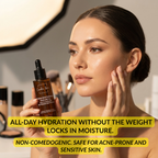 Canadian Grace Premium Mediterranean Squalane Oil bottle, a hydrating skincare oil for smooth, pre-makeup skin prep.