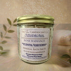 The InnerCandescent Co Mineral Light Collection gift set with rose radiance mineral bath soaks and luxurious packaging.