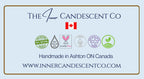 Handmade Golden Cedar soap bar from The InnerCandescent Co with natural cedar scent and back label detail.