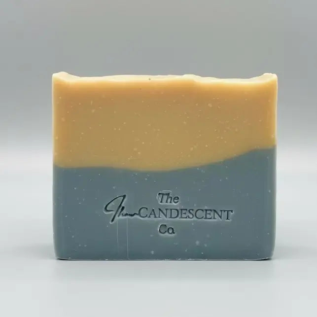 Celestial-themed floral essential oil handmade soap bar from The InnerCandescent Co with a soft, celestial-inspired design.