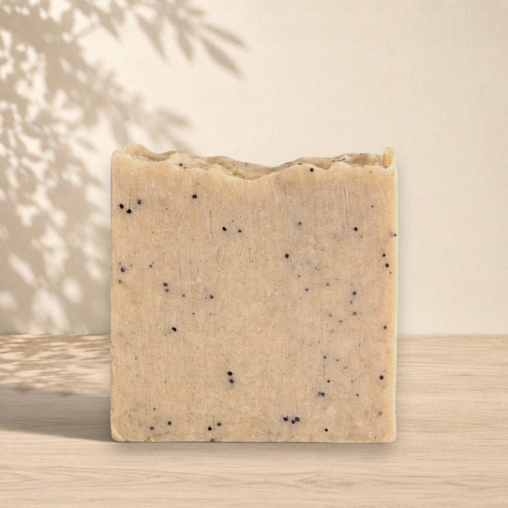 Savon exfoliant AZIZAM ghassoul et pavots