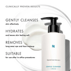 Cream-colored SkinCeuticals Gentle Cleanser bottle with product label, designed for gentle facial cleansing.