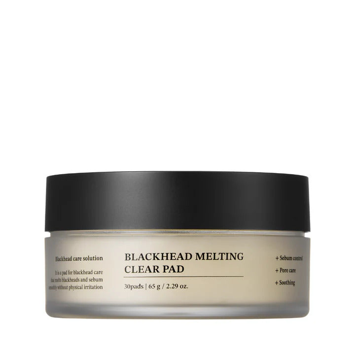 HYAKU Beauty & Living SUNGBOON EDITOR Blackhead Melting Clear Pads, 30pcs, smooth exfoliating cleanser product image