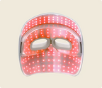 Therabody TheraFace Mask Glo - Clinically Proven LED Light Therapy Mask with Red, Infrared & Blue Light