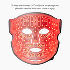 CurrentBody Skin LED Light Therapy Mask Series 2 with red and near-infrared lights for anti-aging and wrinkle reduction.