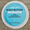 Fragrance-free Trader Joe's body butter in 227g jar, smooth and creamy moisturizer from Vancou-Vert Trading Ltd.