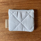 Reutilisable cotton quilted wallet bag from Dans Le Sac, showcasing soft quilting and compact design for everyday use.