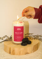 Chandelle de soya 16 oz - Mûre & Vanille
