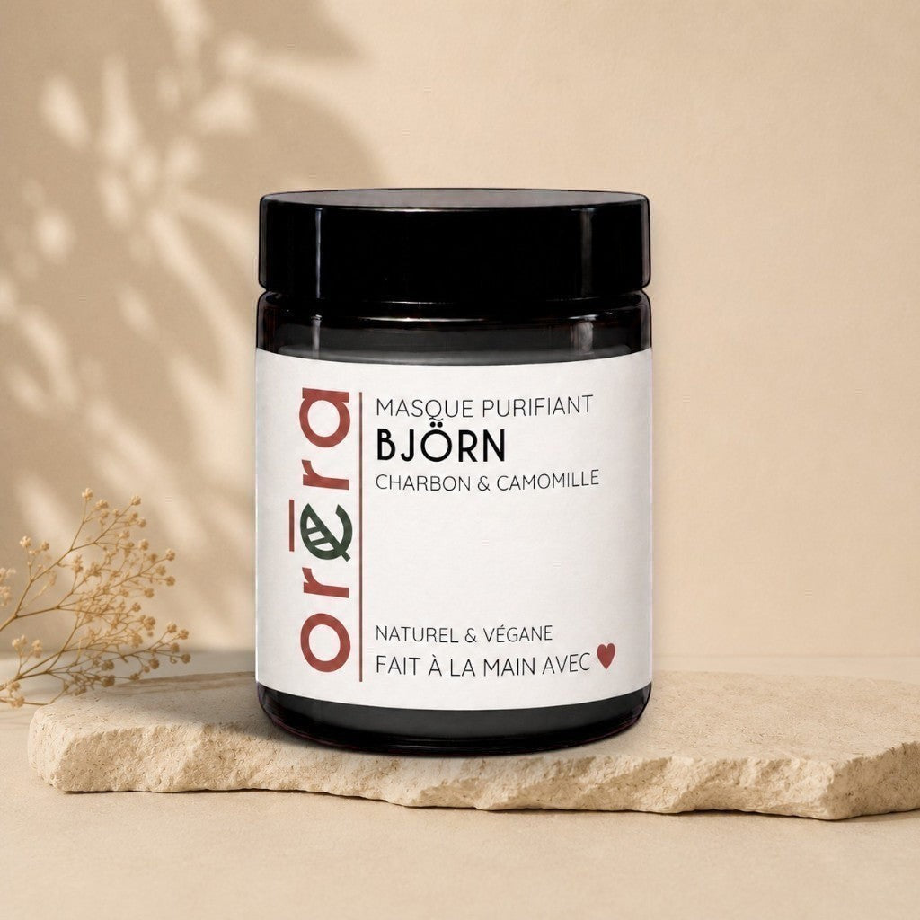Masque pour le visage purifiant BJÖRN charbon & camomille