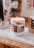 Montreal reusable scented candle by Mimi & August in an 8 oz jar, featuring a natural wax finish and a stylish minimalist design.