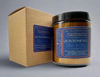 Elegant candle from The InnerCandescent Co, Quintessence Ether Element with luminous coconut and apricot wax, showcasing its luxurious design