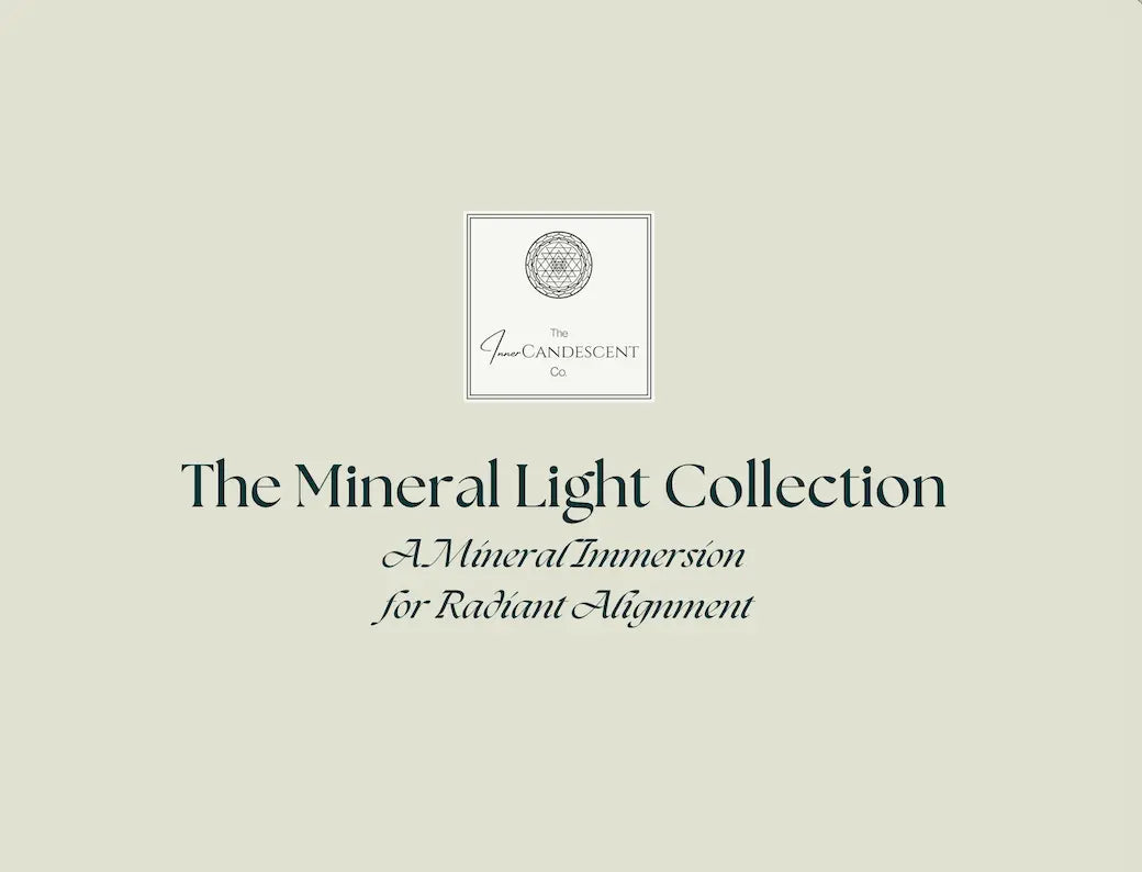 The InnerCandescent Co NOCTURNE CALM mineral bath salts with magnesium for relaxing foot soaks in a clear jar.