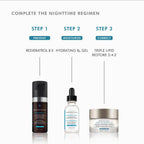 SkinCeuticals Hydrating B5 Gel serum in a clear jar, showing its smooth, lightweight gel texture designed for nighttime skin hydration.