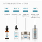 SkinCeuticals Hydrating B5 Gel serum in a clear pump bottle, showing the lightweight, hydrating gel formula for skin hydration.