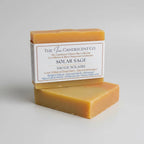 Solar Sage citrus herbal soap bar by The InnerCandescent Co featuring a handcrafted soap with natural citrus and herbal ingredients.
