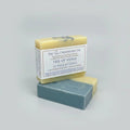 Handmade floral soap bar called Veil of Venus by The InnerCandescent Co, featuring a colorful, floral-embossed design.