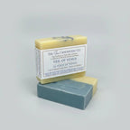 Handmade floral soap bar called Veil of Venus by The InnerCandescent Co, featuring a colorful, floral-embossed design.