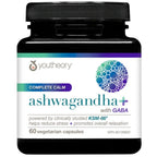 Youtheory ASHWAGANDHA+ WITH GABA, 60 VCaps