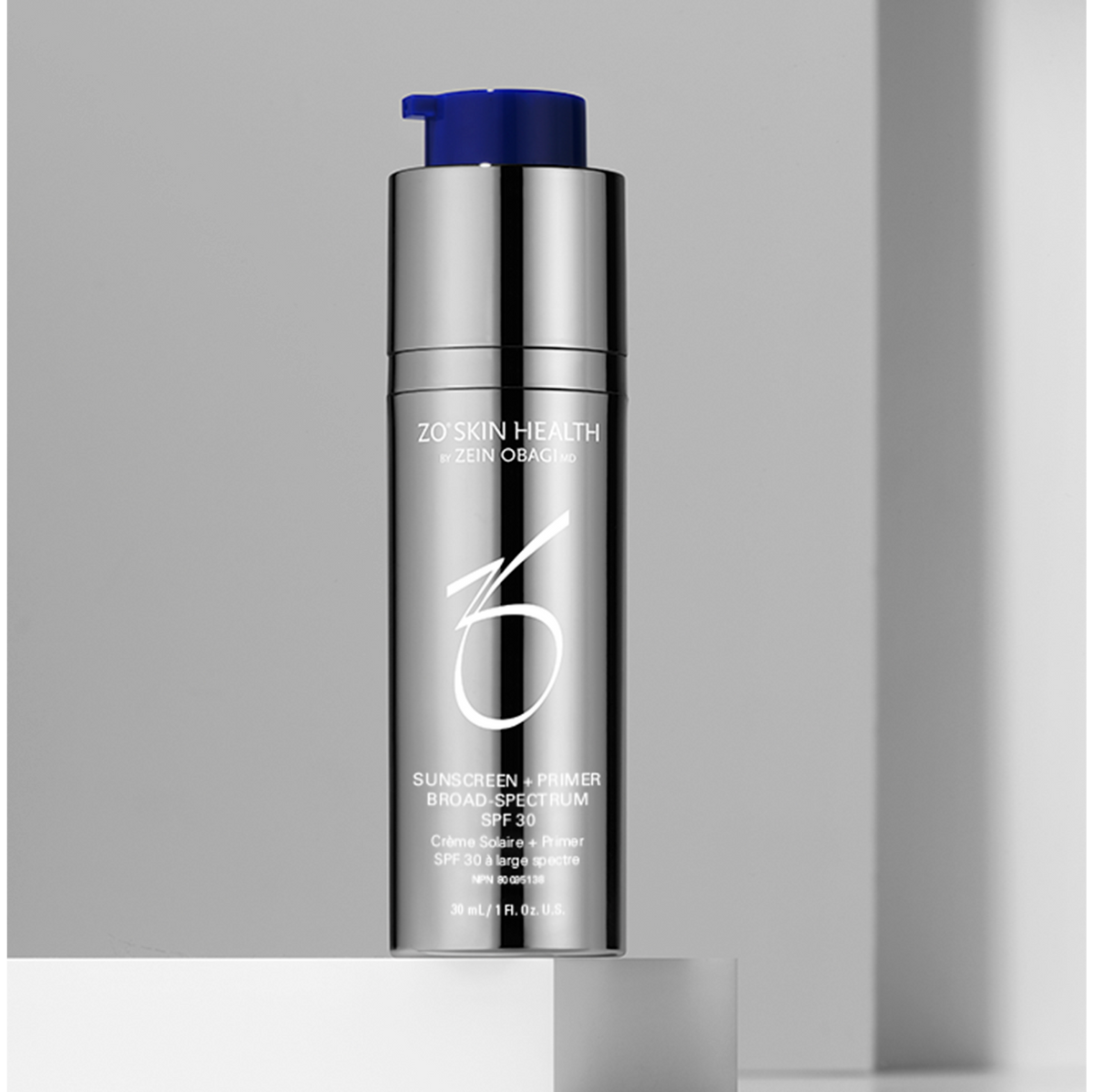 wedoskin ZO Skin Health tinted mineral sunscreen and primer with SPF 30 in a 30ml tube, providing broad-spectrum sun protection