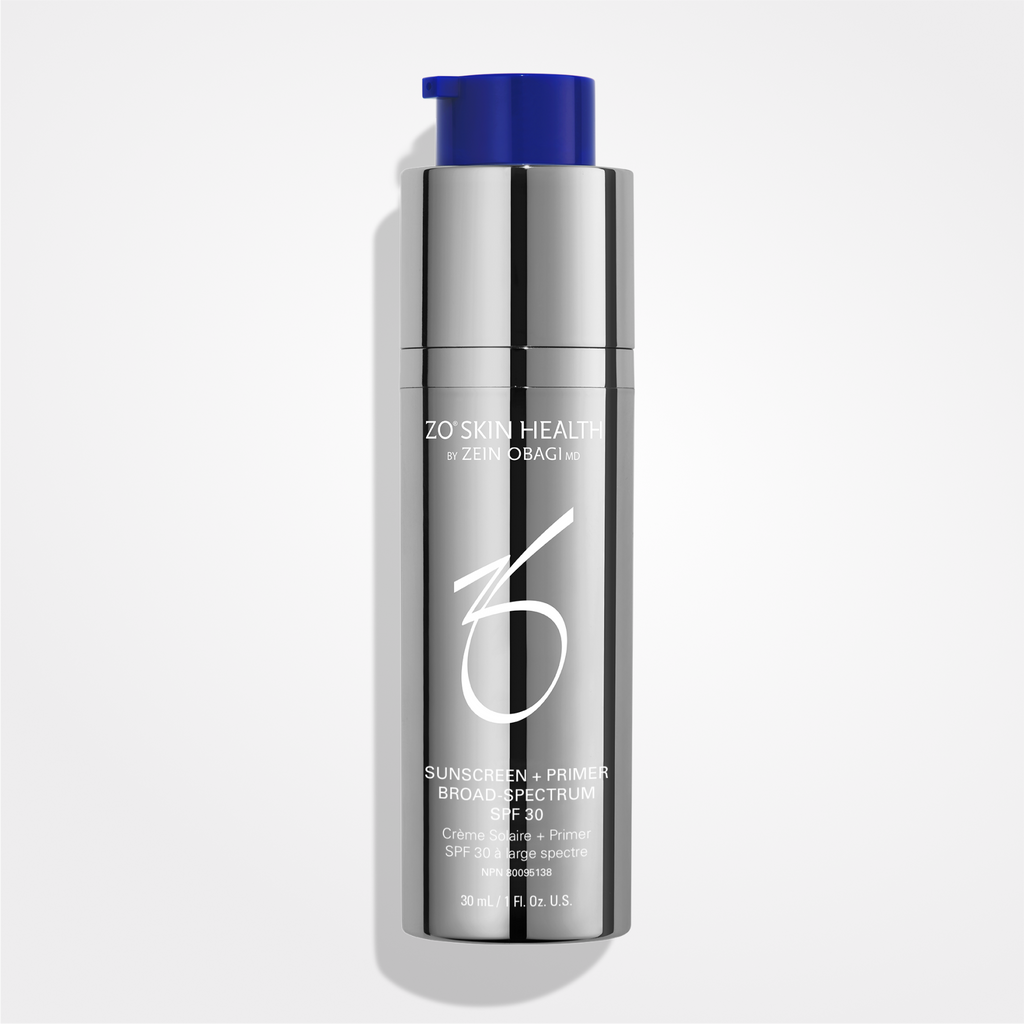 Wedoskin ZO Skin Health tinted mineral sunscreen and primer SPF 30 in a 30ml tube, showcasing its smooth, tinted formula.