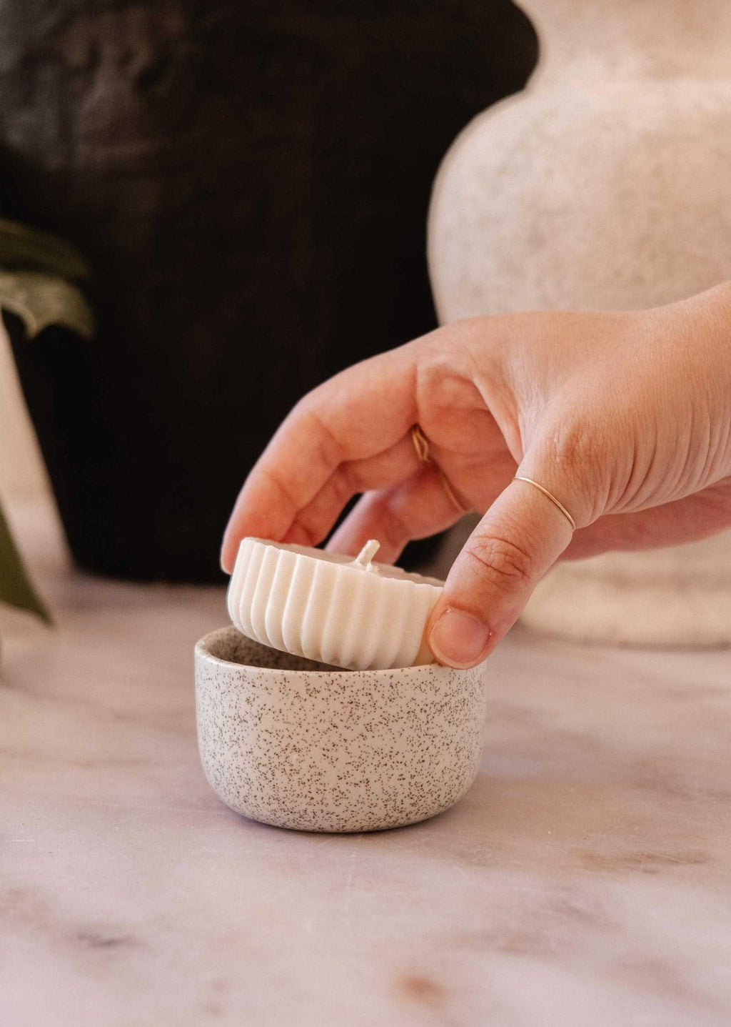 3 oz Topaze candle refill by Mimi & August for home decor, showing the refill container with a minimalist label design.