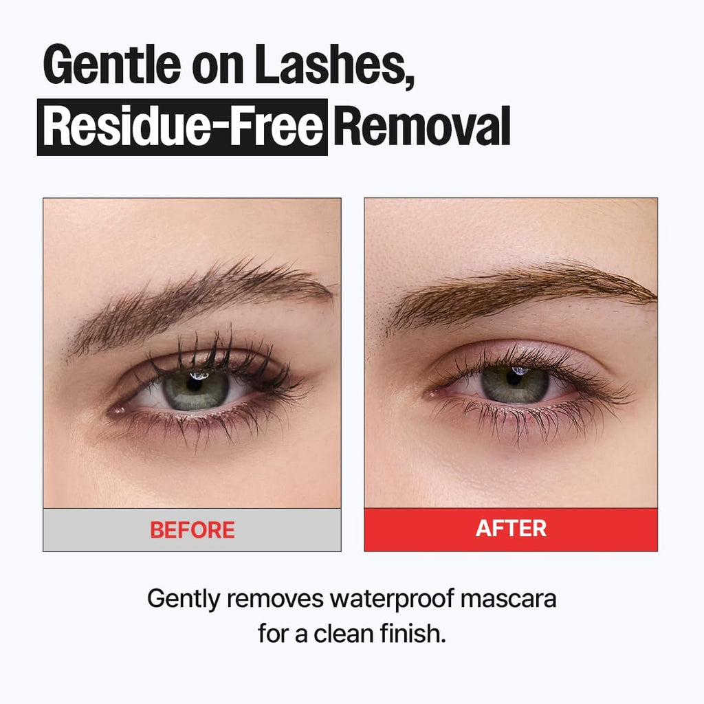 Lakinza K-beauty CLIO Kill Lash Mascara Remover 8.5g for eye makeup removal with a clear tube and applicator wand.