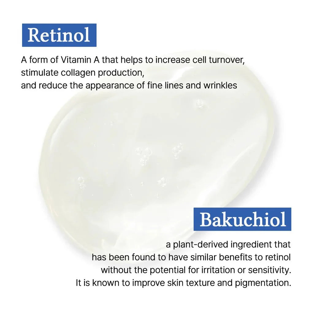 Dr.Althea 0.1% Gentle Retinol Serum in a 30ml bottle, featuring clear packaging with a dropper cap, from Lakinza K-beauty.