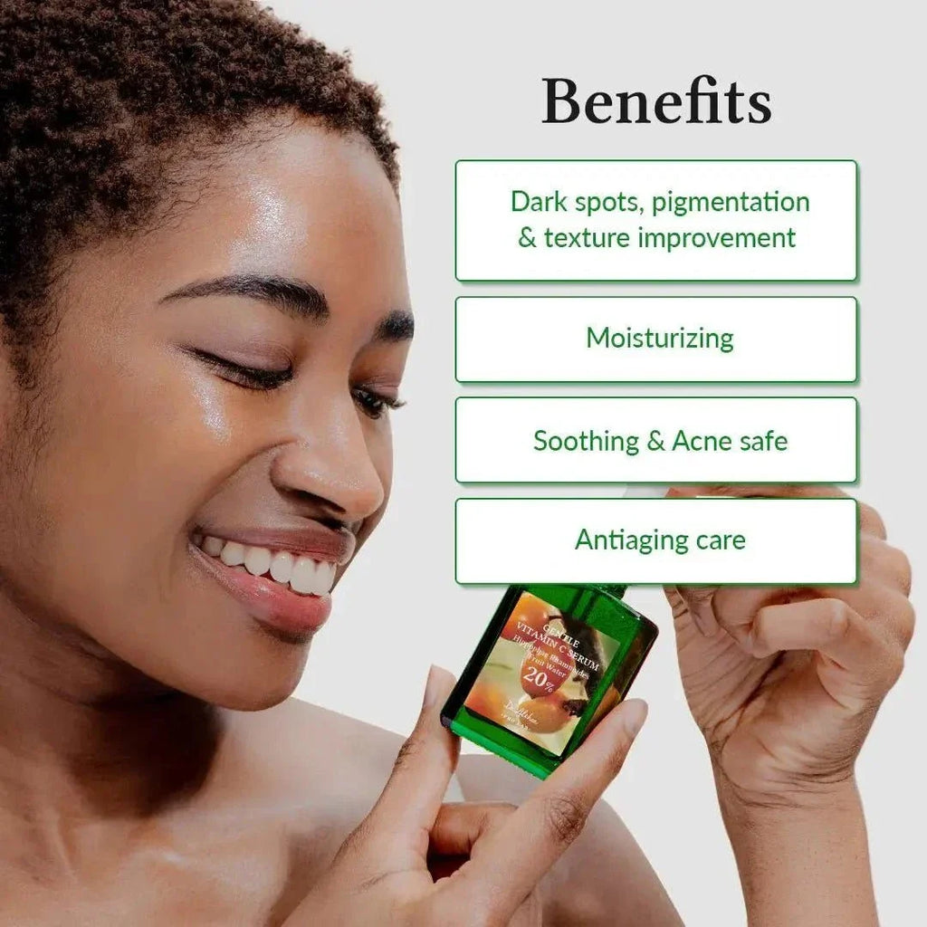 Lakinza Dr. Althea Gentle Vitamin C Serum 30ml bottle with dropper for brightening and skincare.