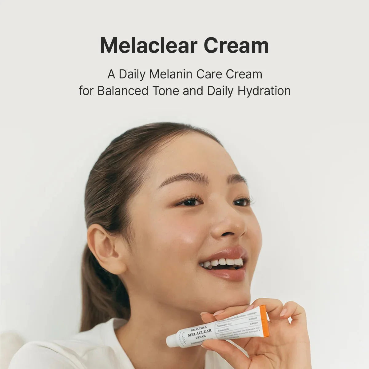 Lakinza Dr. Althea Melaclear Cream 20g jar, K-beauty skincare product for brightening and skin tone correction.
