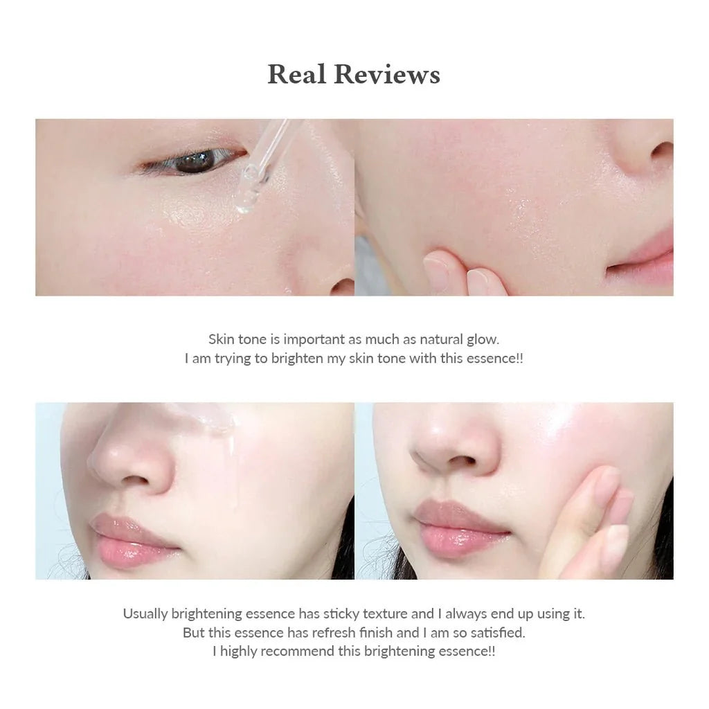 Dr.Althea Natural Radiance Essence serum bottle from Lakinza K-beauty, 30ml, with clear packaging and product labeling visible.