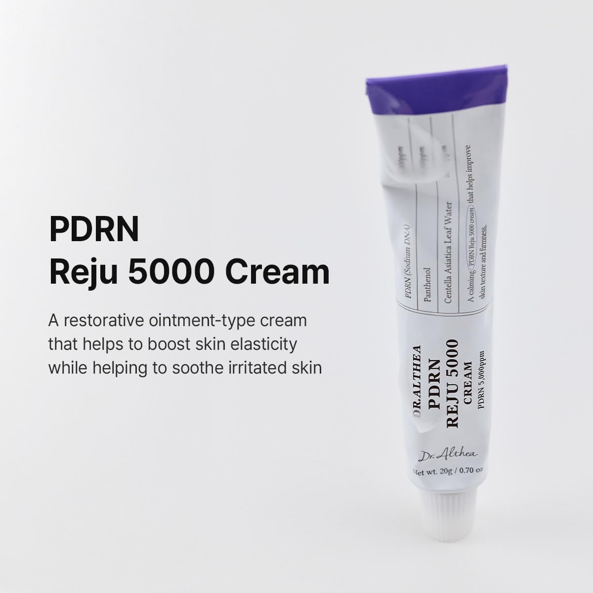 Lakinza Dr. Althea PDRN Reju 5000 Cream 20g jar, skincare cream with PDRN for skin rejuvenation, natural and nourishing.