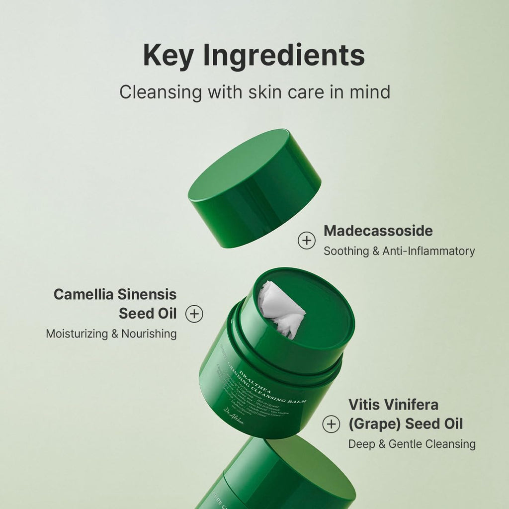 Dr. Althea Pure Grinding Cleansing Balm 50ml from Lakinza K-beauty, showing the balm jar with its label and white lid.