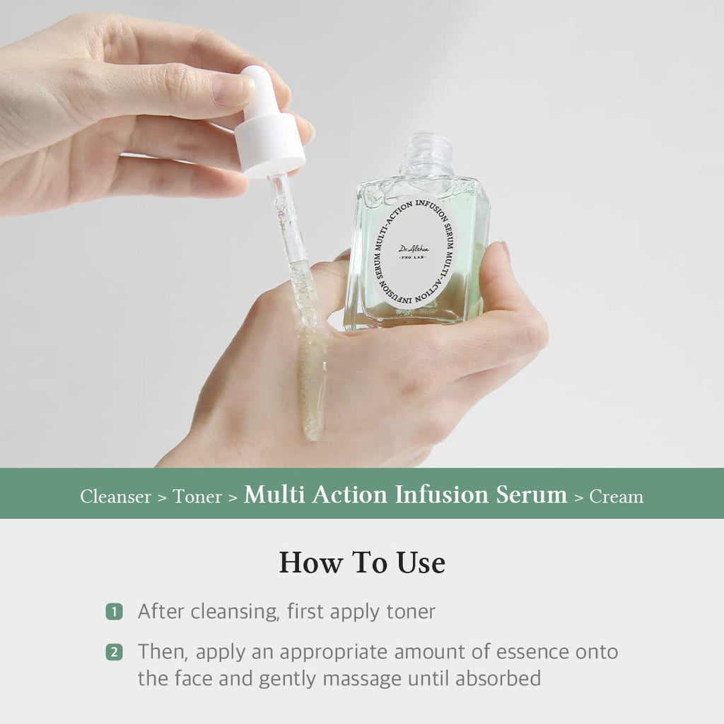 Lakinza Dr. Althea Skin Relief Essence serum bottle, 30ml, with clear packaging and dropper applicator, for soothing skin.