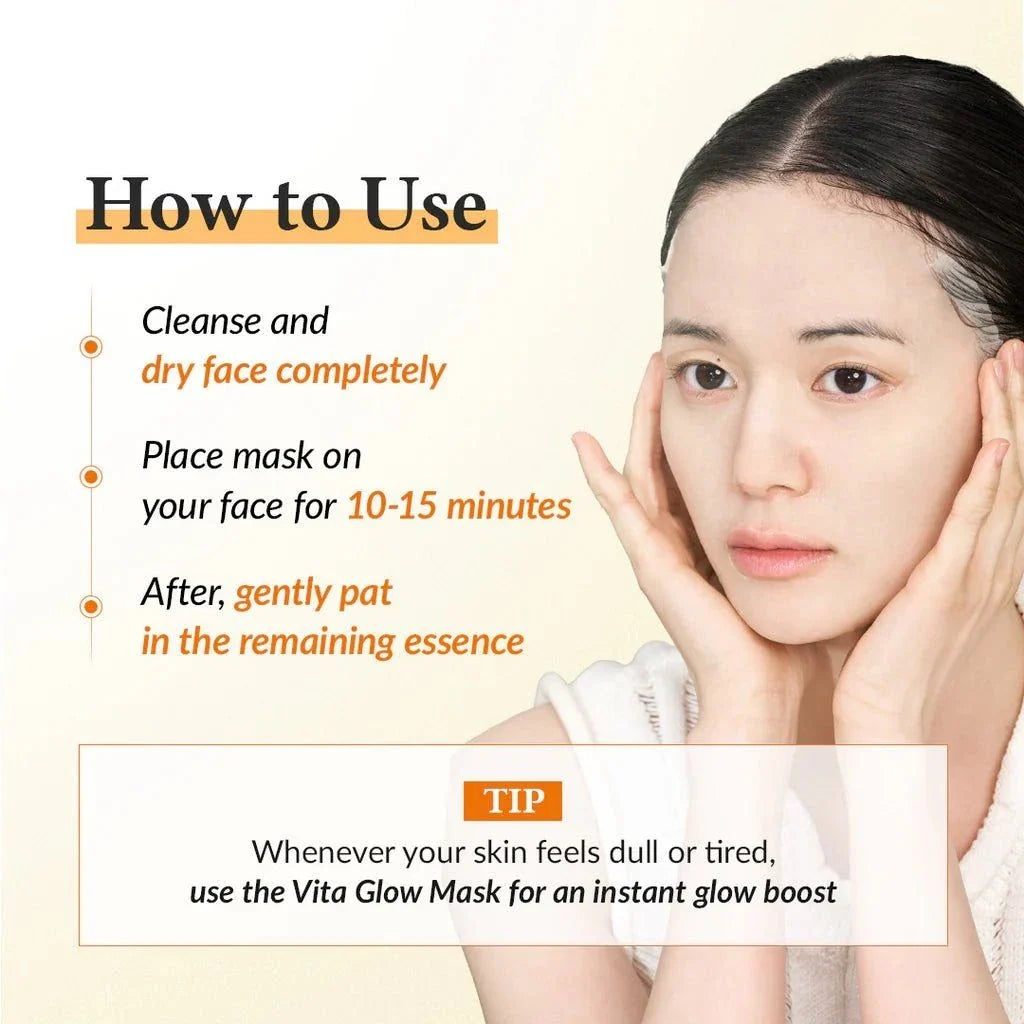 Dr.Althea Vita Glow Mask 28g from Lakinza K-beauty, showing the skincare mask in its packaging with a bright, glowing appearance.