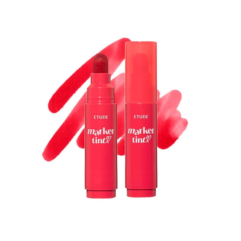 Etude House Dear Darling Marker Tint lip makeup in 3.5g, featuring a vibrant lip tint by Lakinza K-beauty.