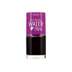 Etude House Dear Darling Water Tint lip makeup in a vibrant, glossy liquid with a doe-foot applicator for natural K-beauty look.