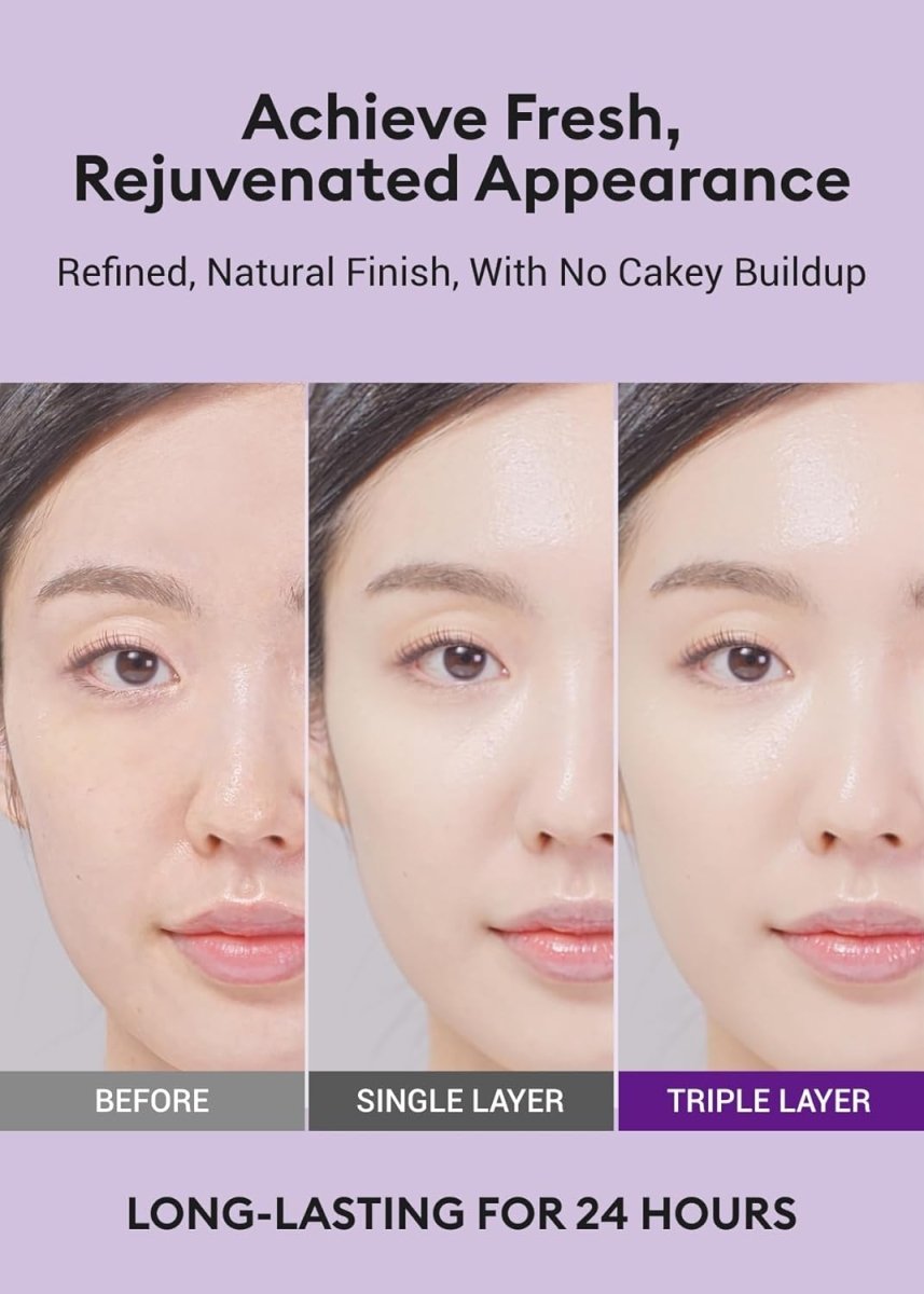 MISSHA Glow Layering Fit Cushion foundation in 14g, a K-beauty base makeup product with a luminous finish.