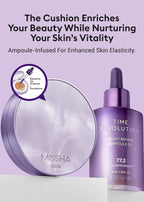 Missha Glow Layering Fit Cushion in 14g, a K-beauty base makeup product with a compact, glowing finish from Lakinza K-beauty.