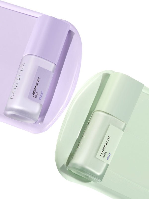 MISSHA Layering Fit Base 35ml from Lakinza K-beauty, a sleek bottle of base makeup with a smooth finish and minimalist design.