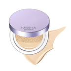 MISSHA Layering Fit Cushion Semi-matte 15g K-beauty base makeup compact with soft, semi-matte finish and smooth application.
