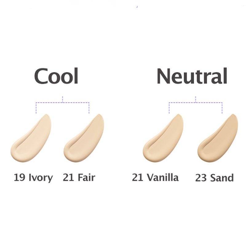 MISSHA Layering Fit Foundation Semi Glow Set 30ml, base makeup kit with foundation bottle and applicator for natural semi-glow finish.
