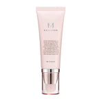 Missha M BB Boomer 40ml base makeup product in a sleek bottle, designed for creating a smooth, radiant K-beauty look.