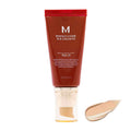 Missha M Perfect Cover BB Cream Ex in 50ml bottle, K-beauty base makeup with smooth, flawless finish and lightweight texture.