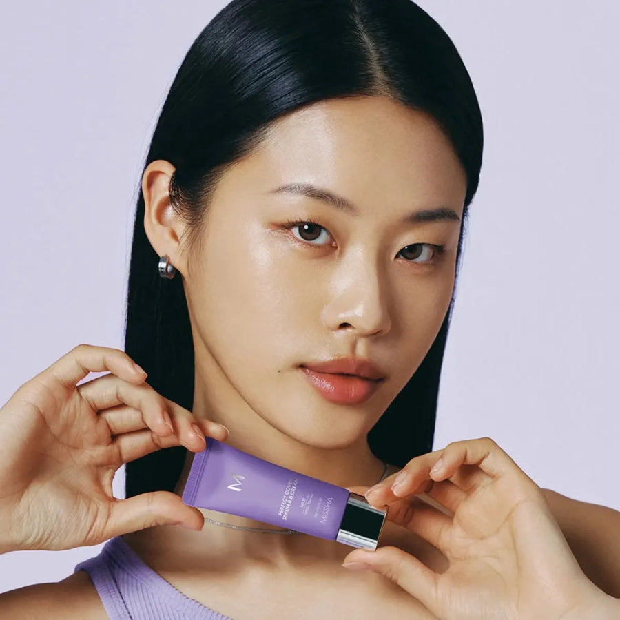 MISSHA M Perfect Cover Serum BB Cream 20ml in a sleek tube, featuring smooth, lightweight base makeup by Lakinza K-beauty.