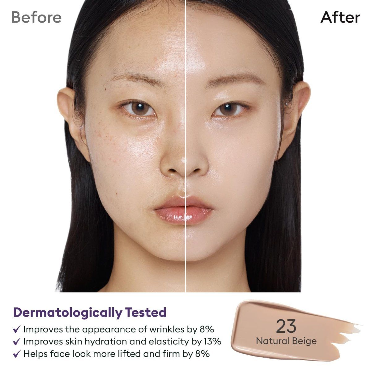 MISSHA M Perfect Cover Serum BB Cream 50ml in a tube, natural skin tone, showing the lightweight base makeup product.