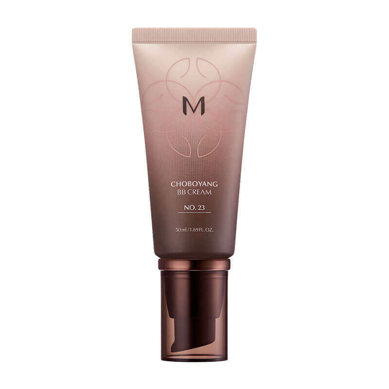 MISSHA MISA Cho Bo Yang BB Cream 50ml, a base makeup product with a smooth, creamy texture in a white tube with pink accents.