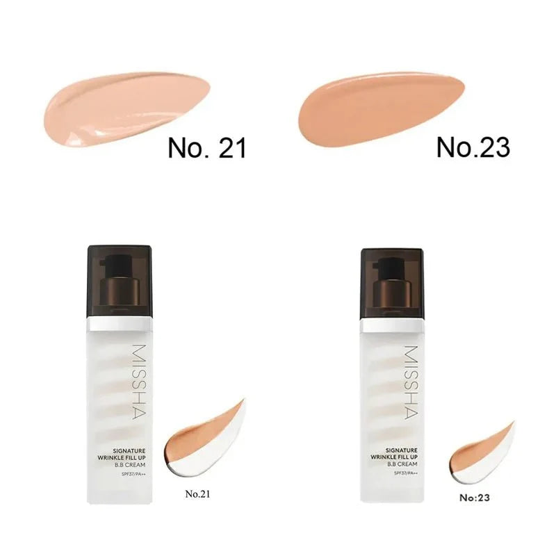 MISSHA Signature Wrinkle Fill Up BB Cream in 44g, a K-beauty base makeup product with a smooth, natural finish.