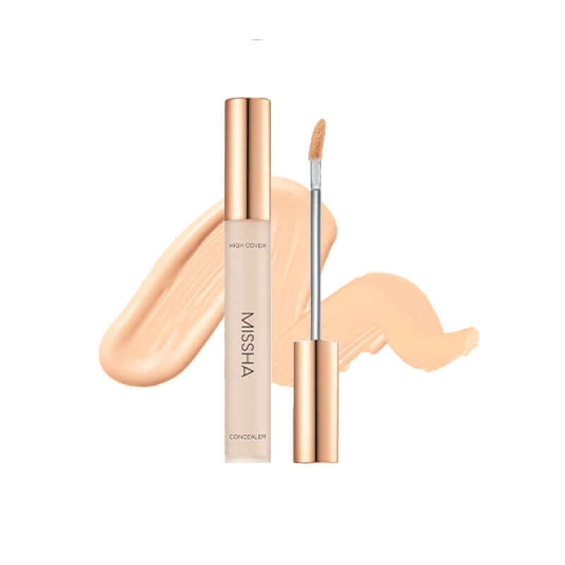 MISSHA Stay Tip Concealer High Cover in 3.8ml, a K-beauty base makeup product, with a sleek applicator tip for natural coverage.
